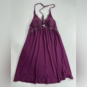 Victoria’s Secret modal lingerie slip dress purple size S